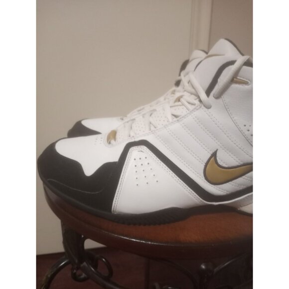 Men's White Nike Air Ups Basketball sneakers nike Size 11.5 White 313531-171 - Picture 9 of 14